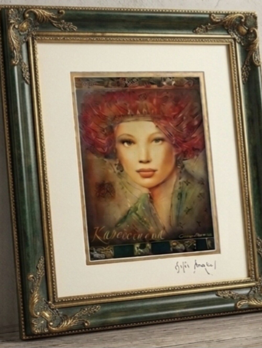 CSABA MARKUS AUTHENTIC "KAPRICIANNA" 2021 WORK OF ART LITHOGRAPH 12" x 9…